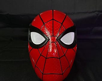 Spider-Man Cosplay Helmet – Wearable Spider Man Mask, Costume Prop, Custom Size, Hand Painted