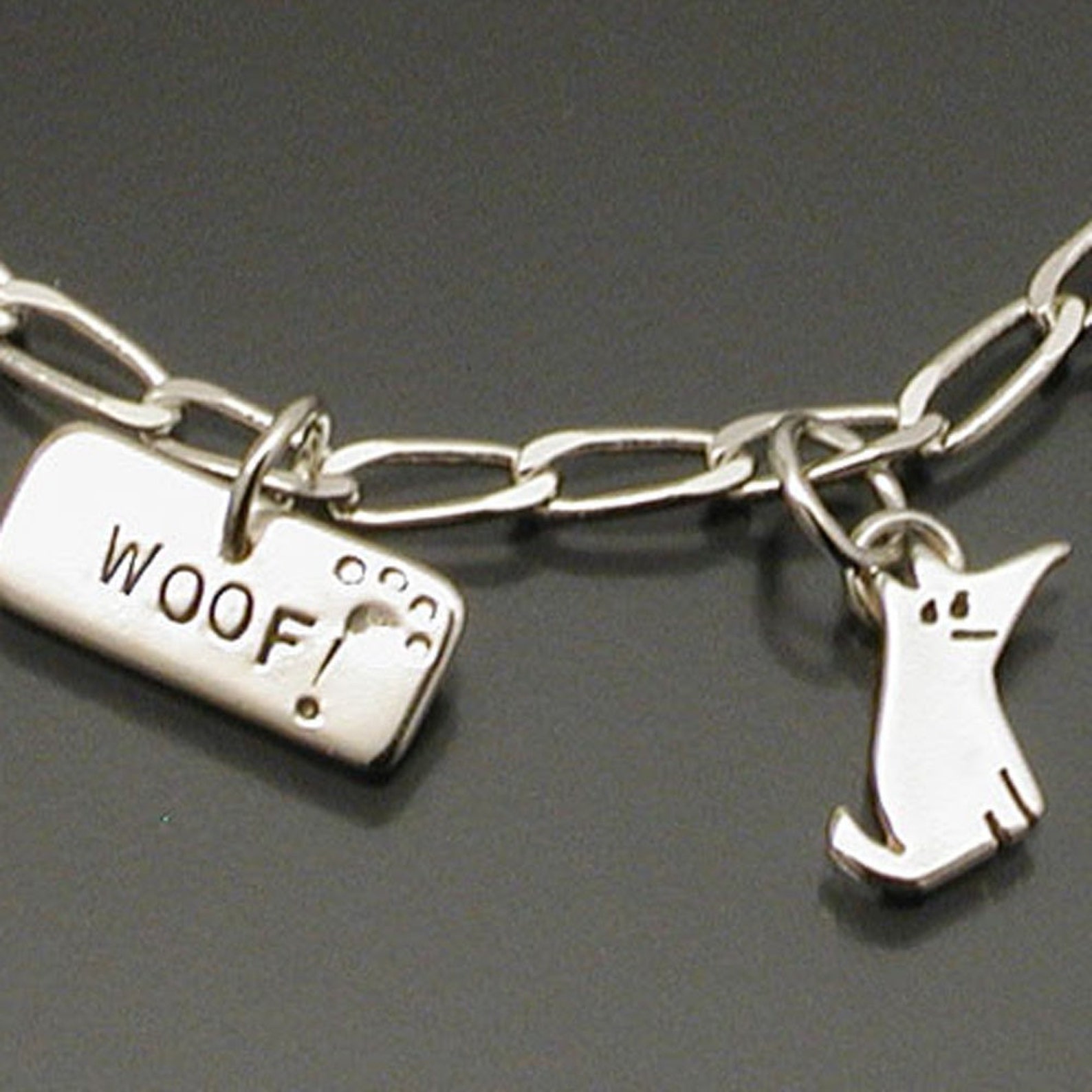 Good Dog charm bracelet with 9 charms Etsy