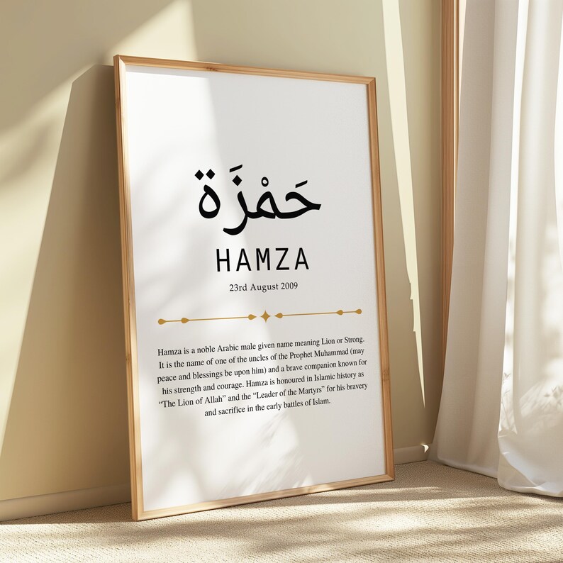 HAMZA NAME MEANING visual data 7