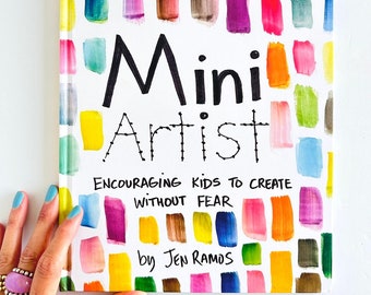 Mini Artist Book for kids, Birthday Gift, Art, Baby Shower Present,Gift for Grandchildren,Hardback, Motivational, Art Class Book, Drawing,