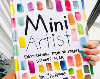 Mini Artist Book for kids, Birthday Gift, Art, Baby Shower Present,Gift for Grandchildren,Hardback, Motivational, Art Class Book, Drawing,