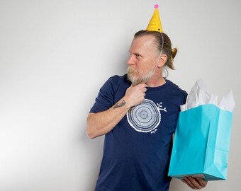 50th Birthday T-Shirt, 50 year old birthday tee shirt, Tree Rings, Milestone birthday, 50th birthday party gift, Men or Women Tshirt