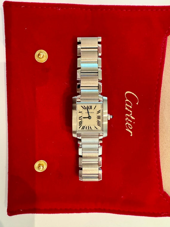 Cartier Tank Silver Women's Watch - W51008Q3