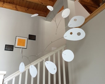 Mobius XL Modern Hanging Mobile Art Sculpture High Ceiling Art Home Decor Nursery