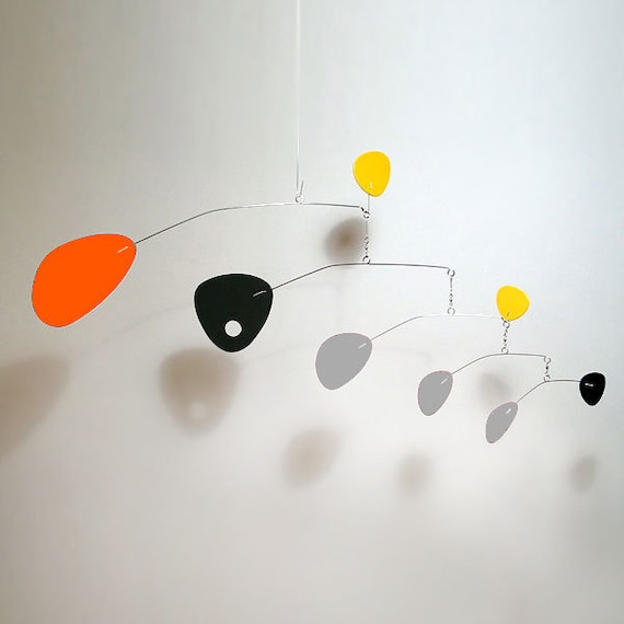 N°8 Stabile Art Moderne Cinetique Sculpture Acier peint /& Inox Made in France