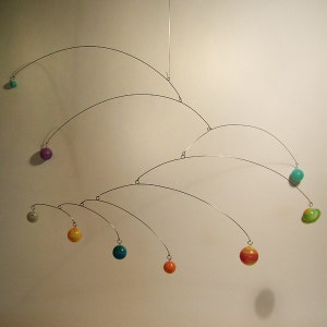 9 Planets Mobile hanging art sculpture Kids Home Decor Science Classroom Art Glow in The Dark image 8