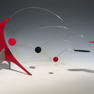 Tempo S Table Top Stabile Mobile Modern Art Kinetic Sculpture Home Decor MCM