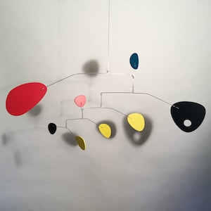 Modernist M Mobile Modern Home Decor Minimalist Hanging art Baby Nursery Art