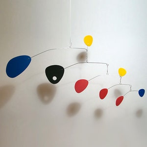 Modern S Hanging Mobile Art Sculpture Modernist by Julie Frith Small Mobiles great for Nursery or skylight Home Decor