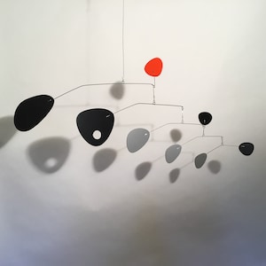 XL Modernist Mobile Modern Home Decor Hanging Art Baby Nursery Custom color or materials Retro MCM