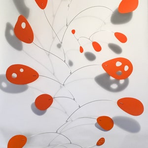 Megamo Mobile 6.5&#39; XXL Modern Art Mobile Hanging Corporate Office Mall or Home Decor Custom Colors 60&quot;w x 78&quot;h