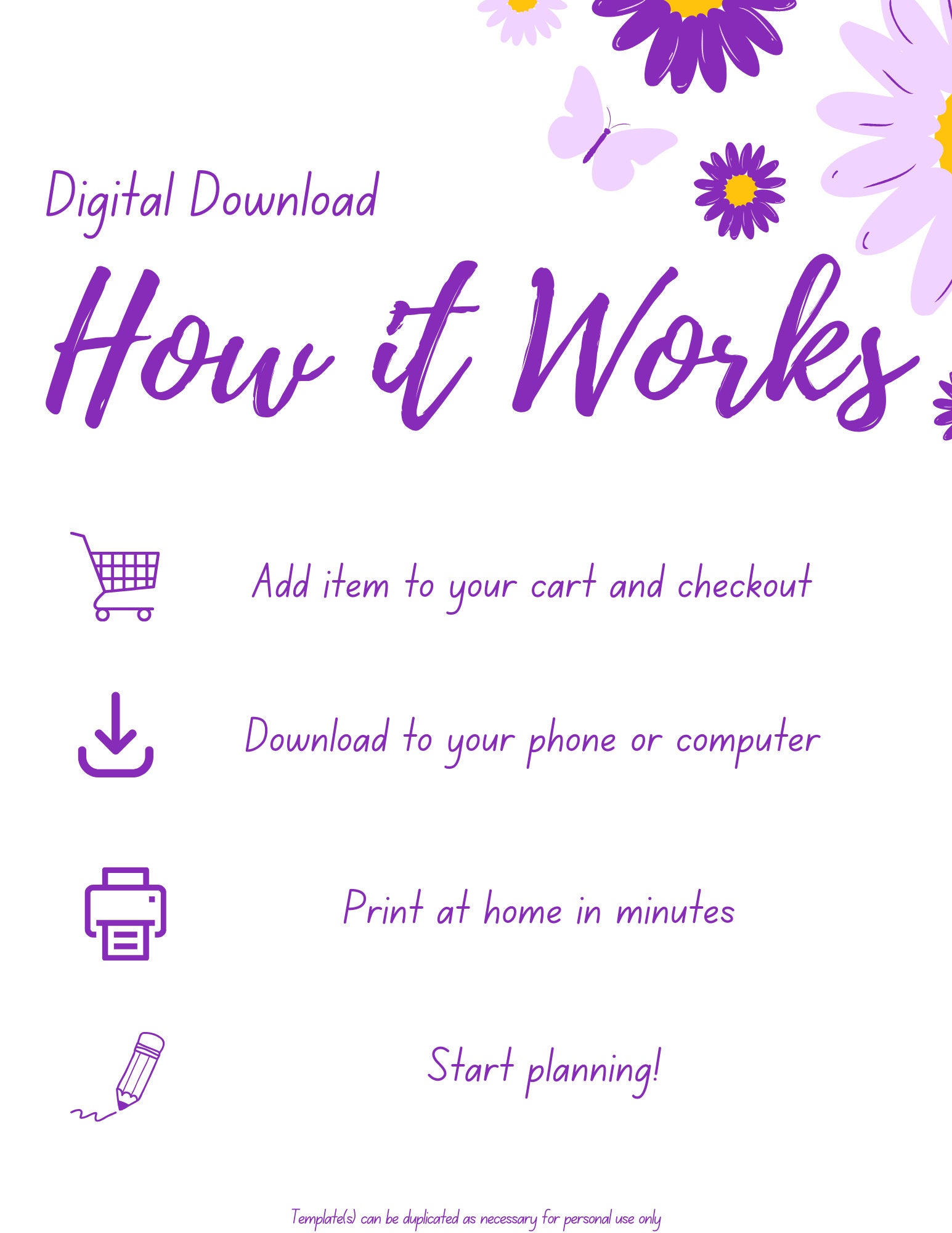 2024 2025 monthly printable planning calendar etsy