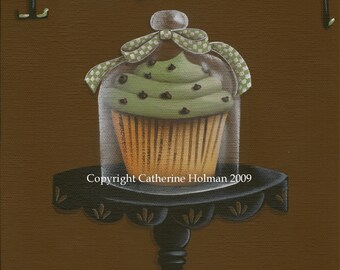 Cupcake Art Print Irish Cream