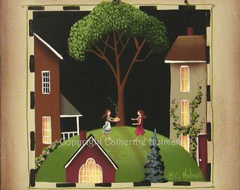 A Sweet Friendship Christian Folk Art by Catherine Holman