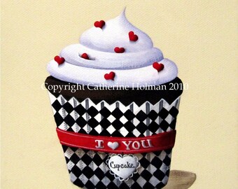 Cupcake Print I Love You Cupcake