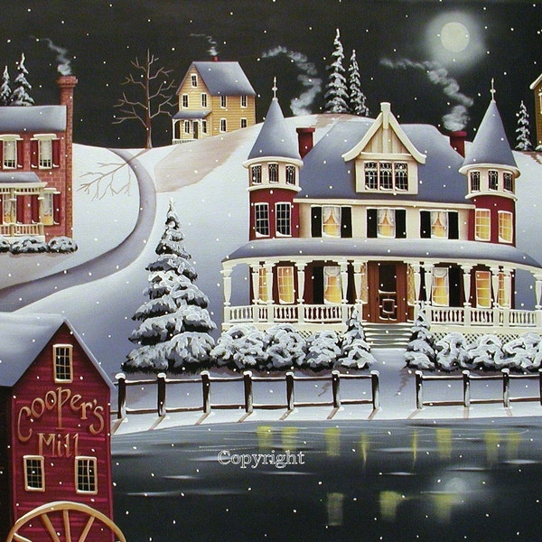 Folk Art Print Coopersville