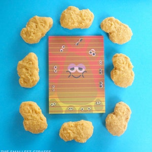Chicken Nuggets Nuggies Pad Creepy Kawaii Memo
