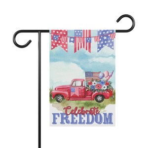 Celebrate Freedom Garden Banner