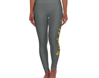 High Waisted Yoga Leggings (AOP)