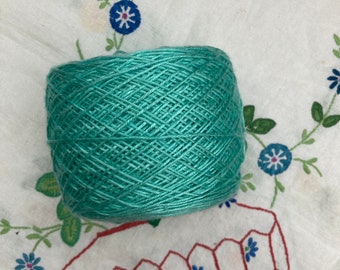 Fingering 4ply weight Silk Yarn Hand Dyed  - Jade
