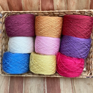 Lace weight Silk Yarn 100g Hand Dyed
