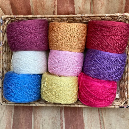 Raven in the Night Tussah Silk Lace Yarn Hand Dyed Yarn Etsy