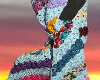Pop and Go Scarf Crochet Pattern
