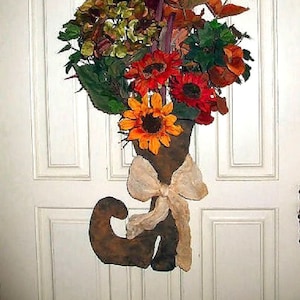 Large Witch Boot Sewing Pattern - Easy DIY, Halloween Door Hanger