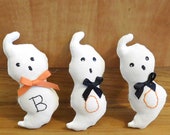 Halloween Boo Ghosts  /   Primitive Bowl Fillers  /   Spooky Ornaments  /  Wreath Attachments