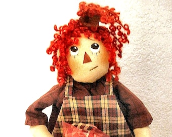 Patrón de artesanía de estilo vintage para muñeca de trapo: proyecto de costura DIY, PDF incluido