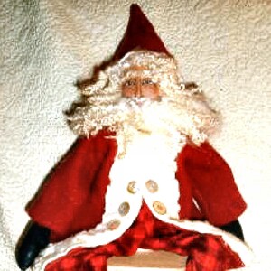Jack Frost Doll Sewing Pattern, Instant Download, Pdf file, Christmas Decoration