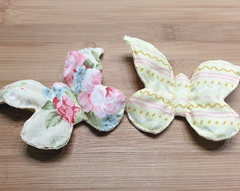 Butterflies / Farmhouse Bowl Decorations / Yellow Summer Decor / Floral Butterfly / Wreath Ornaments / Farmhouse Gifts