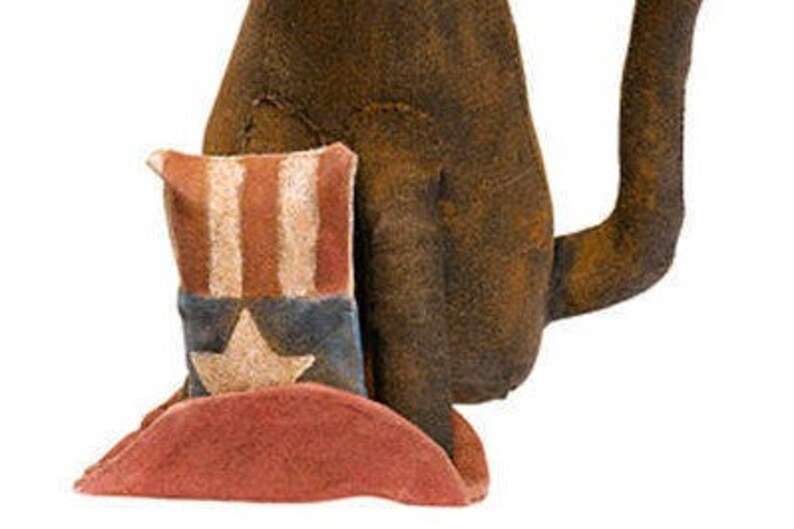 Primitive Patriotic Cat Doll / Sewing Pattern / Holiday PDF / Instant Download image 4