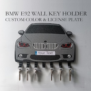 BMW E92 Key Holder-Hanger-Key Rack-Keychain-Custom Color Personalized–  Wall Decor – Gift for Him – Car Lover Garage Car accessories