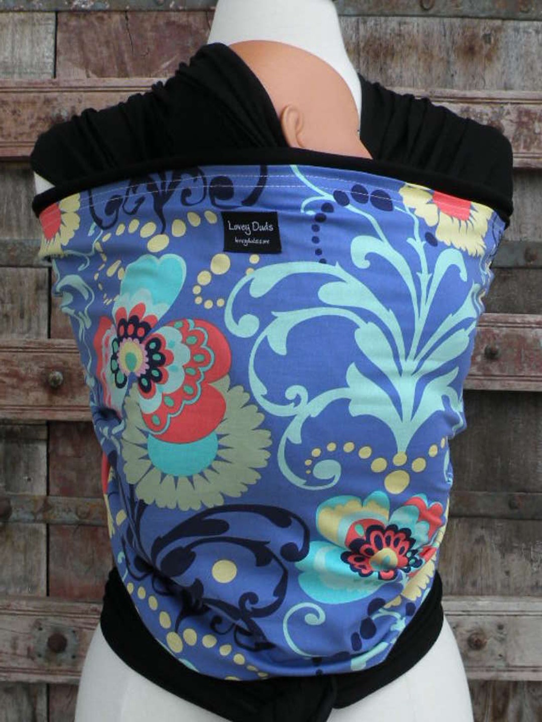 Organic Cotton Baby Sling Wrap Carrierparadise on Etsy