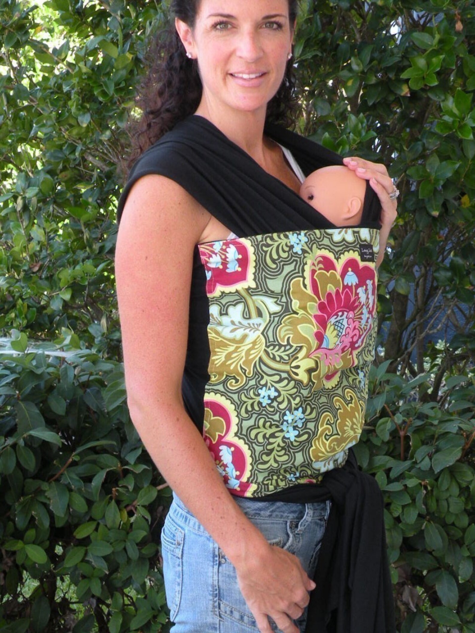 Baby BABY Wrap Sling Carrierrosedvd Etsy