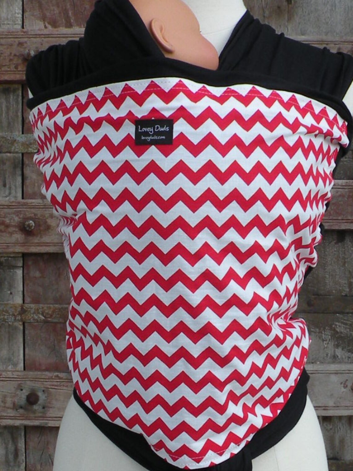 Baby Cotton Baby Wrap Sling Carrierred Chevron Etsy