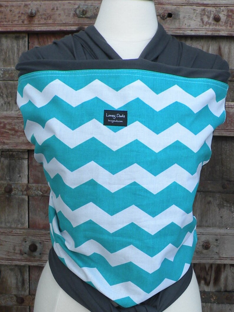 Baby Sling ORGANIC COTTON Baby Wrapsling Carrierrteal Etsy