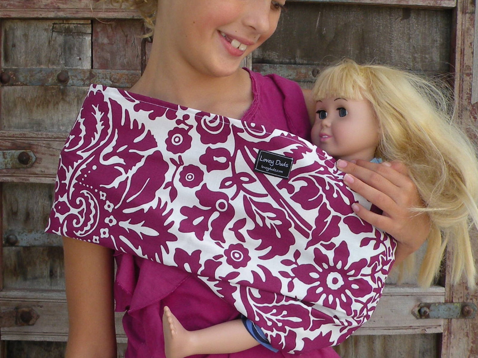 LARGE Baby Doll Sling Carrier American Girl Doll Etsy