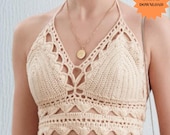 Crochet Bustier Top Pattern: Boho Festival Bralette (PDF Download, US Terms)