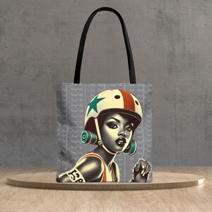 Customizable | BRG | Roller Derby Glam Tote Bag