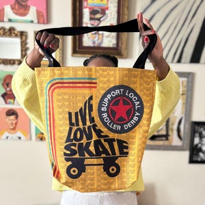 Support Your Local Roller Derby Tote Bag