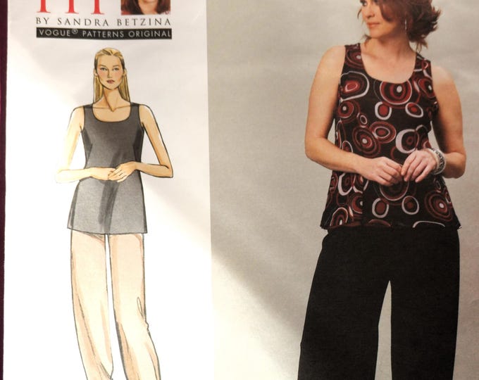 Vogue 1355 - Today's Fit Pattern - Sandra Betzina - Misses' Top and ...