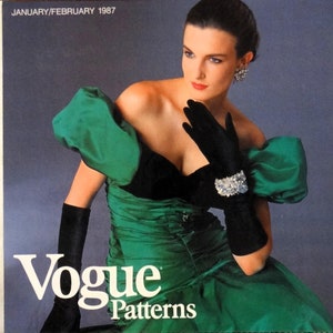 1987 Vogue Pattern Catalog - Hard Cover - Store Counter - Etsy