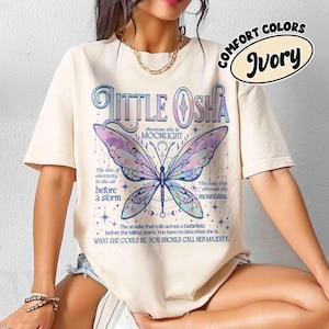 Little Osha Butterfly Shirt, Quicksilver Callie Hart Tee, Saeris Fane Kingfisher Inspired Shirt, Fantasy Romance Bookish Gift Tee