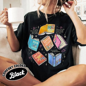Emily Henry Books Collection Shirt , Great Big Beautiful Life T Shirt, Romance Reader Tee, Happy Place Beach Read Merch