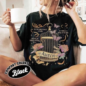 Plated Prisoner Comfort Colors Shirt For Fan, Auren Goldfinch T Shirt, Gold Cage Tee, Gift For Book Lover