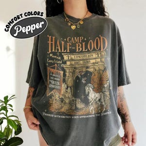 Camp Half Blood Pegasus Comfort Colors Shirt, Half Blood Chronicles Apparel, Greek Demigods T shirt, Gift For Book Lovers