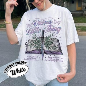 Vicious Little Thing Powerless Shirt, Bookish Kai Azer Paedyn Gray Fan Tee, Fantasy Romance Reader Tee, Romantasy Merch Gift for Book Lovers