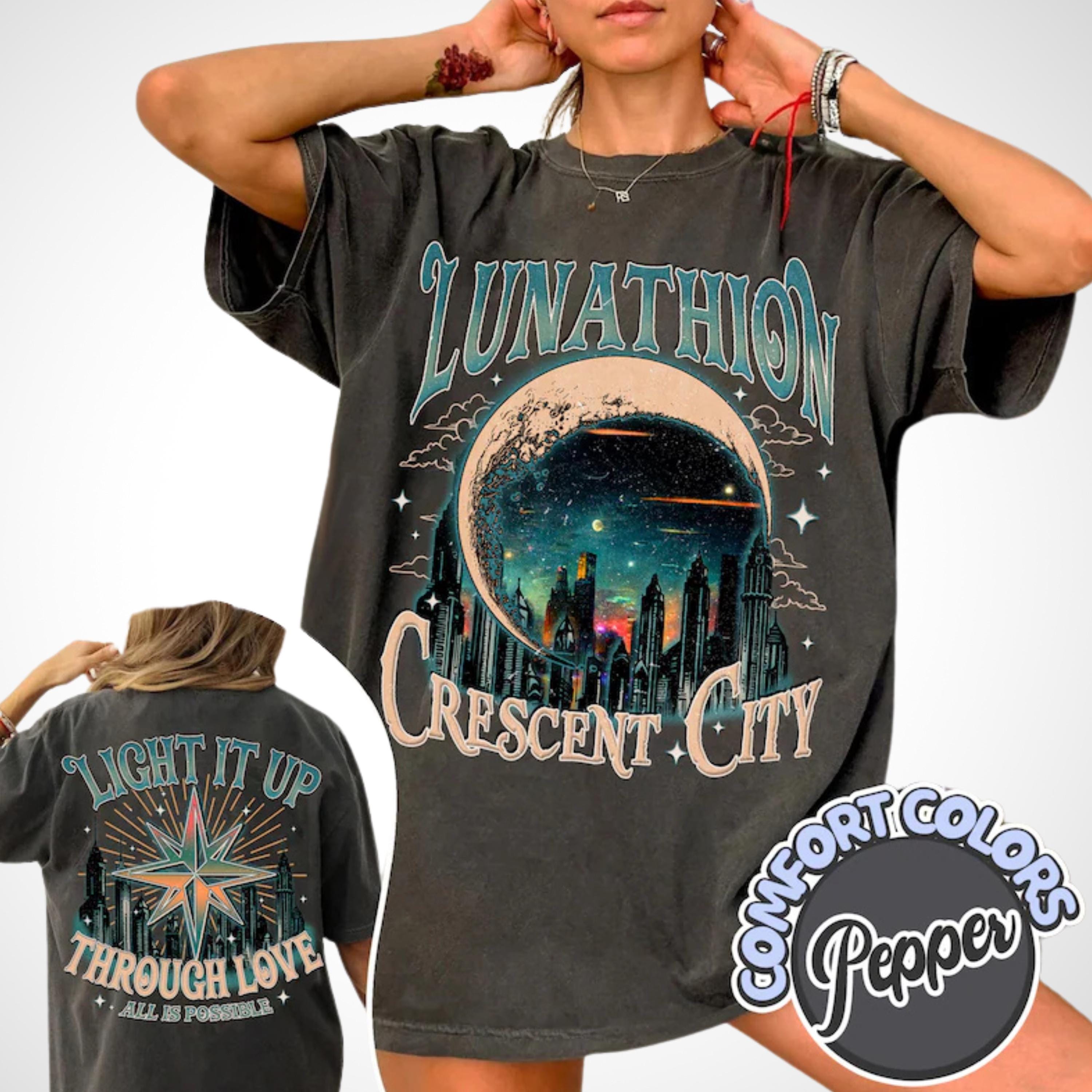 Lunathion Crescent City Comfort Colors Shirt, Through Love, All Is Possible,Bryce Quinlan Shirt,Starborn Princess,Fandom Shirt